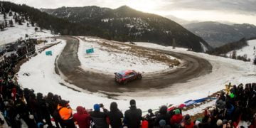 Elfyn Evans leads Sebastien Ogier in Rallye Monte-Carlo at halfway point