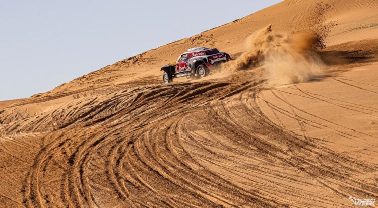 Carlos Sainz’s lead halved as Stephane Peterhansel and Nasser Al Attiyah thrill in penultimate stage