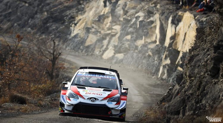 Elfyn Evans leads Sebastien Ogier in Rallye Monte-Carlo at halfway point
