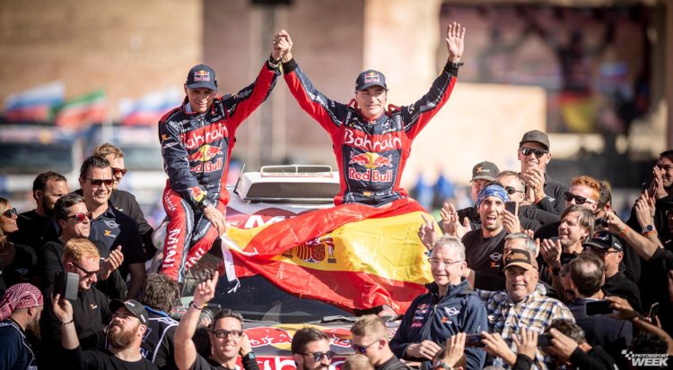 Carlos Sainz sails to Dakar win ahead of Nasser Al Attiyah and Stephane Peterhansel