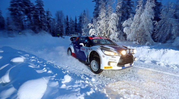 Valtteri Bottas ninth at Arctic Lapland Rally
