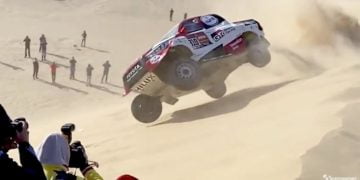Fernando Alonso suffers double roll during Dakar’s 10th stage