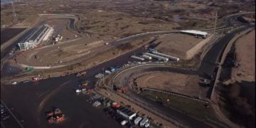 Video: Aerial update from Zandvoort as work continues