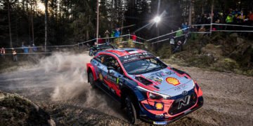 Tänak strikes at Evans and Toyota on Rally Sweden’s SS3