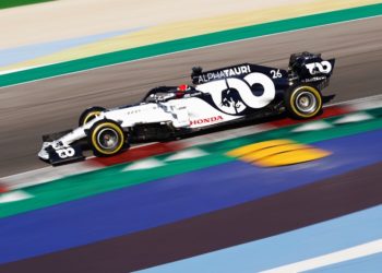 First photo: AlphaTauri AT01 hits the track at Misano