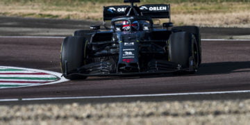 Alfa Romeo’s C39 makes track debut in test livery