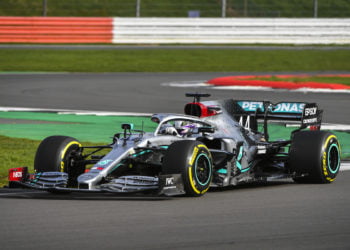 Gallery: Mercedes W11 hits the track at Silverstone