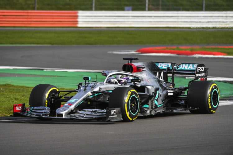 Gallery: Mercedes W11 hits the track at Silverstone