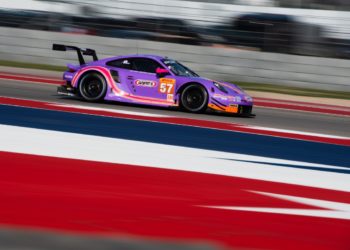 Keating loving racing in Wynn’s liveried 911 RSR