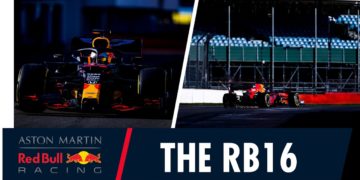 Red Bull’s RB16 hits the track at Silverstone