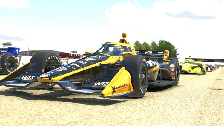 Karam takes dominating win in inaugural IndyCar iRacing Challenge