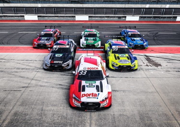 Audi unveils liveries for DTM title defence
