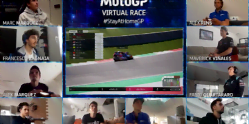 Alex Marquez fends off Bagnaia to win Mugello StayAtHomeGP MotoGP contest