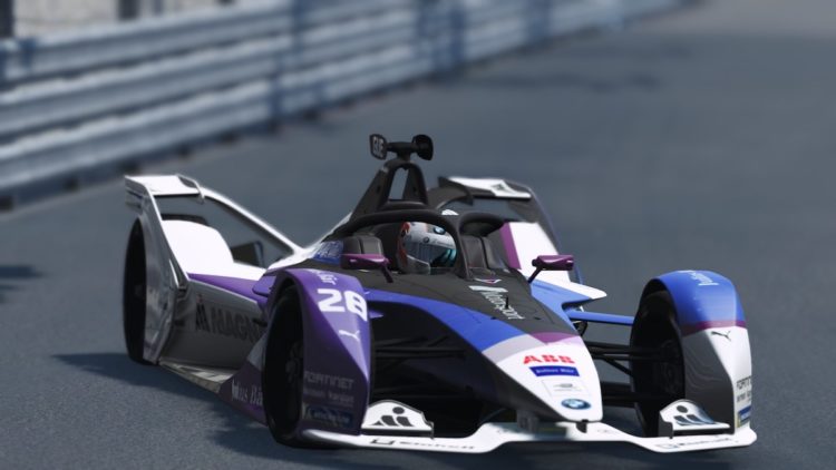 Guenther wins Formula E Race at Home Challenge test event