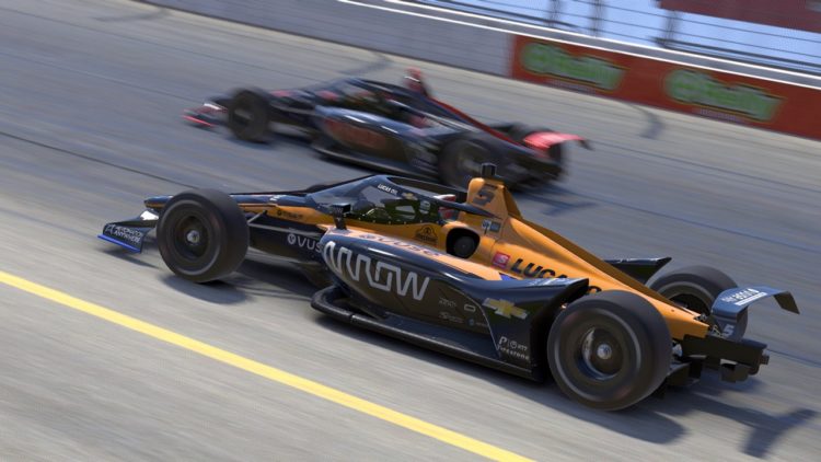 Pagenaud wins strategy battle to take iRacing victory at Michigan
