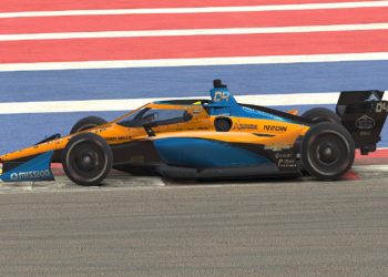 Norris takes on IndyCar regulars in iRacing challenge race from COTA