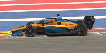 Norris takes on IndyCar regulars in iRacing challenge race from COTA