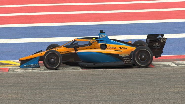 Norris takes on IndyCar regulars in iRacing challenge race from COTA