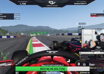 Drivers raise $71k for WHO fund as Leclerc triumphs