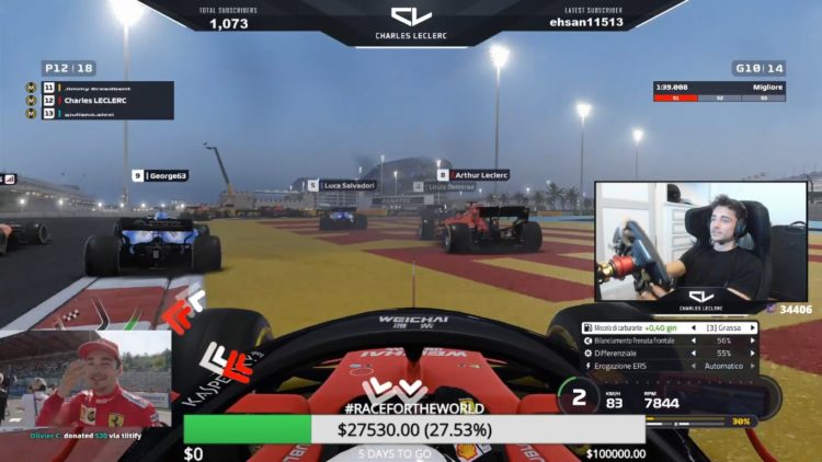 Drivers raise $35k in first Race For The World event
