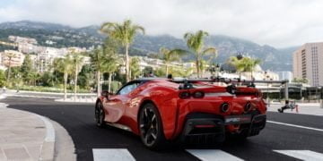 Ferrari driver Leclerc stars in Monaco film shoot