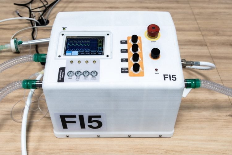 Ferrari reveals ventilator designed for COVID-19 fight