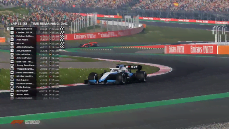 Russell defeats Leclerc to win thrilling Barcelona F1 VirtualGP