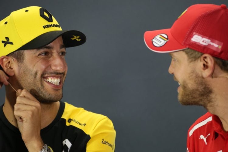 Ricciardo reckons Vettel has hunger to continue F1 career