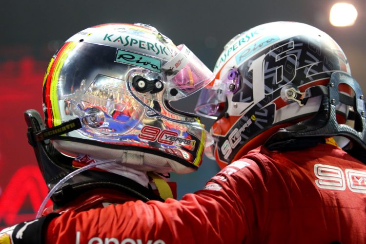 Leclerc pays tribute to departing team-mate Vettel