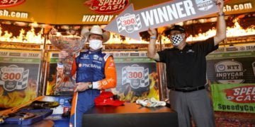 Dixon dominates in IndyCar’s return to action at TMS