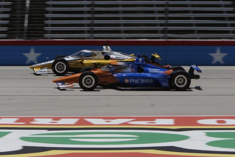 Newgarden snatches pole from Dixon in Genesys 300 qualifying