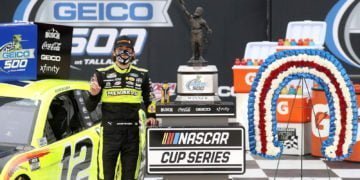 Ryan Blaney wins at Talladega Superspeedway again