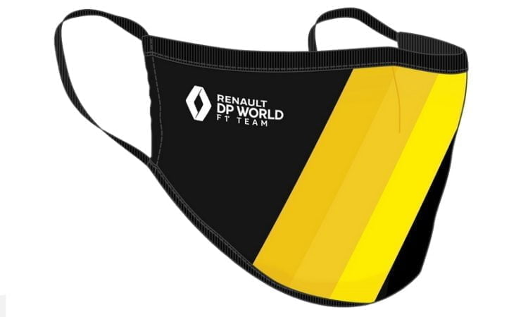 Renault becomes first team to put branded masks up for sale