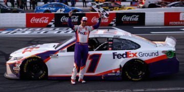 Denny Hamlin matches Pocono Raceway record