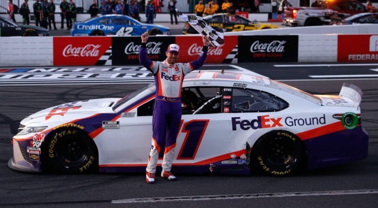 Denny Hamlin matches Pocono Raceway record