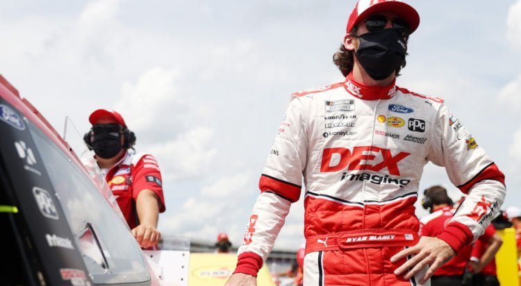 Ryan Blaney draws pole for Martinsville Speedway race