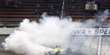 Pagenaud wins a wild night race from Iowa Speedway