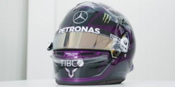 Hamilton reveals revised 2020 helmet livery