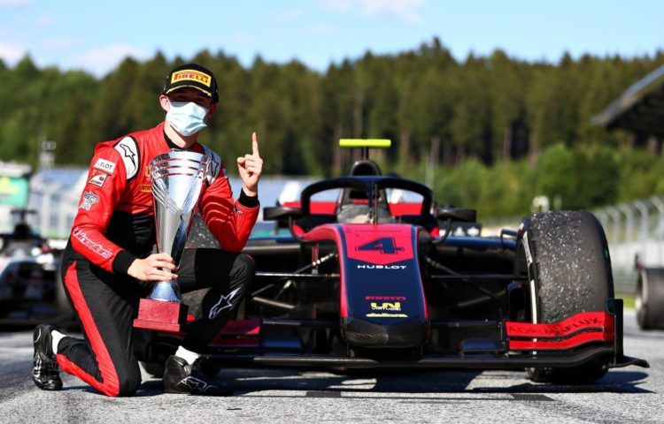 Ilott inherits F2 Feature Race victory after Zhou and Schumacher hit trouble
