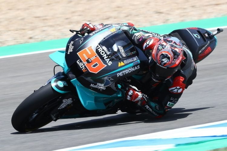 Quartararo fires to Jerez MotoGP pole ahead of Vinales