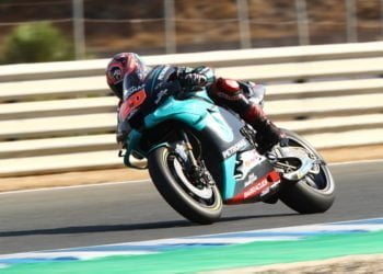 Quartararo eases to maiden MotoGP win at Jerez, Marquez crashes