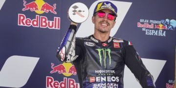 Vinales ‘very pleased’ with second after ‘feeling myself on ground’ during Jerez MotoGP race