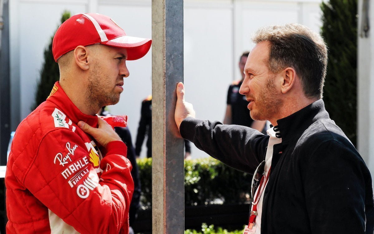 sebastian vettel christian horner