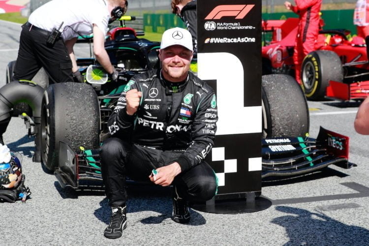 Bottas wins as Leclerc and Norris complete podium in dramatic Austrian GP