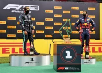 Hamilton: ‘Weird’ podium boxes over the top
