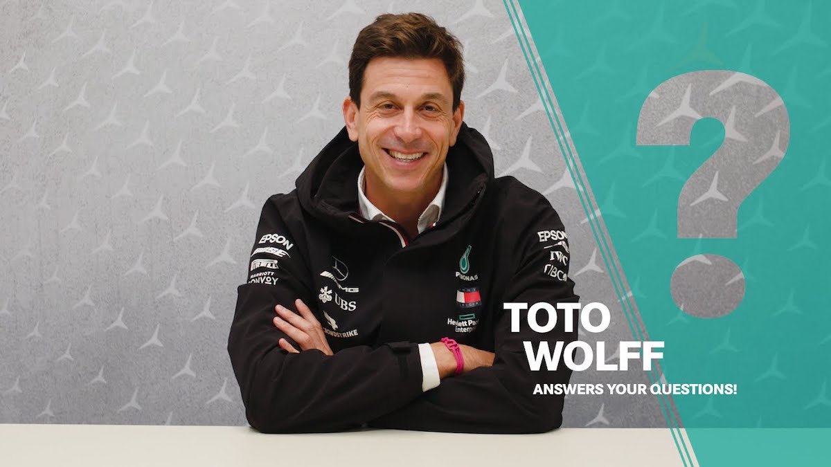 Video Catching up with Mercedes boss Toto Wolff