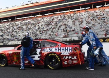 Kevin Harvick draws pole for Kansas Speedway race
