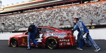 Kevin Harvick draws pole for Kansas Speedway race