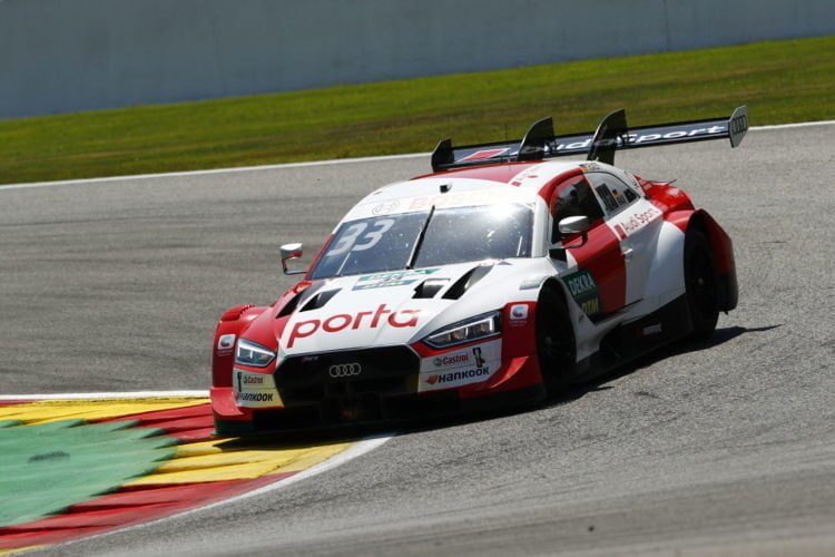 Rast takes late Sunday pole at Spa