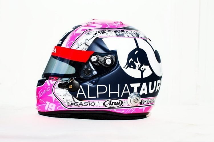 Gasly unveils Hubert tribute helmet for Belgian GP
